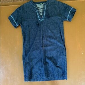 Lauren Ralph Lauren Blue Denim Dress. Women’s 8P